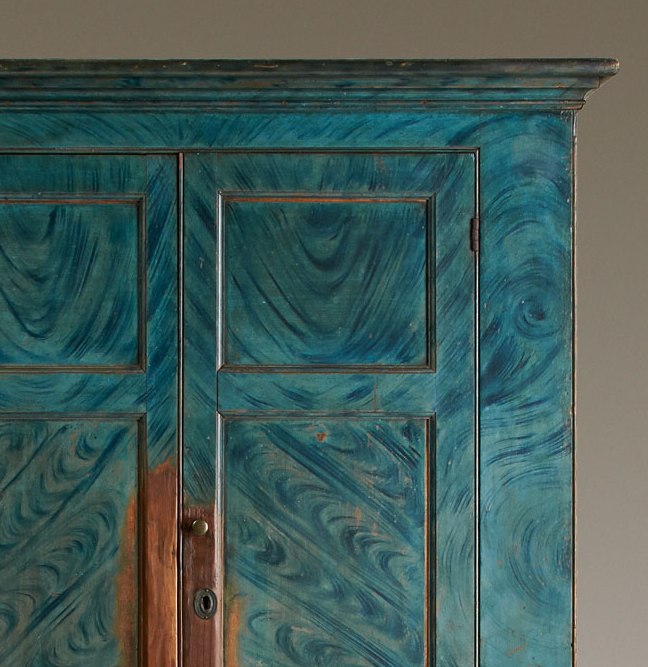 blue painted cupboard detail rel=