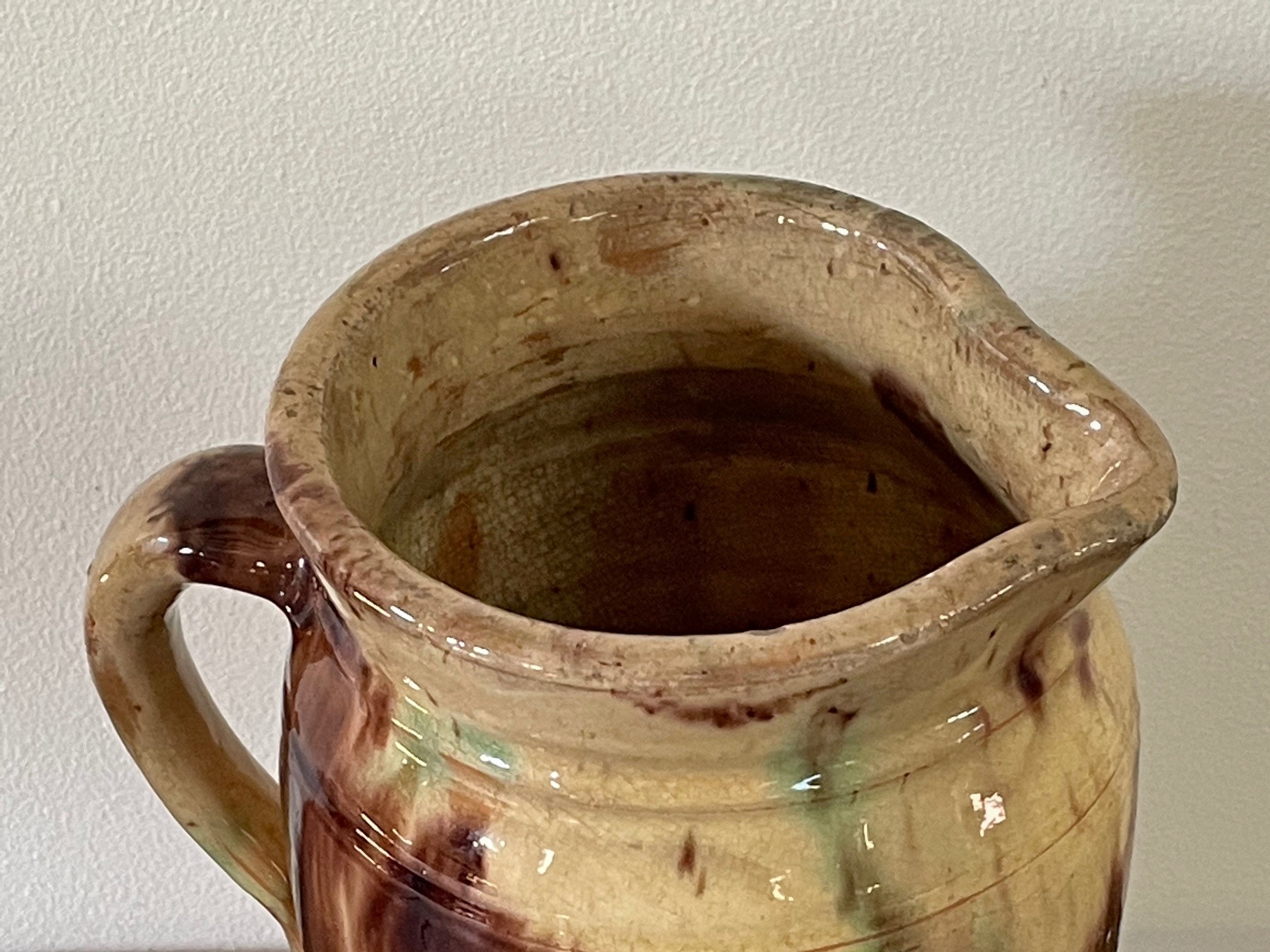 Shenandoah Valley redware pitcher rel=