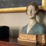 carved portrait bust of a lady