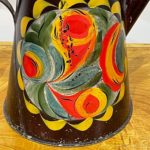 painted toleware coffee pot