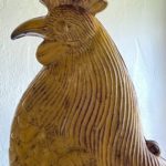 antique iron rooster weathervane
