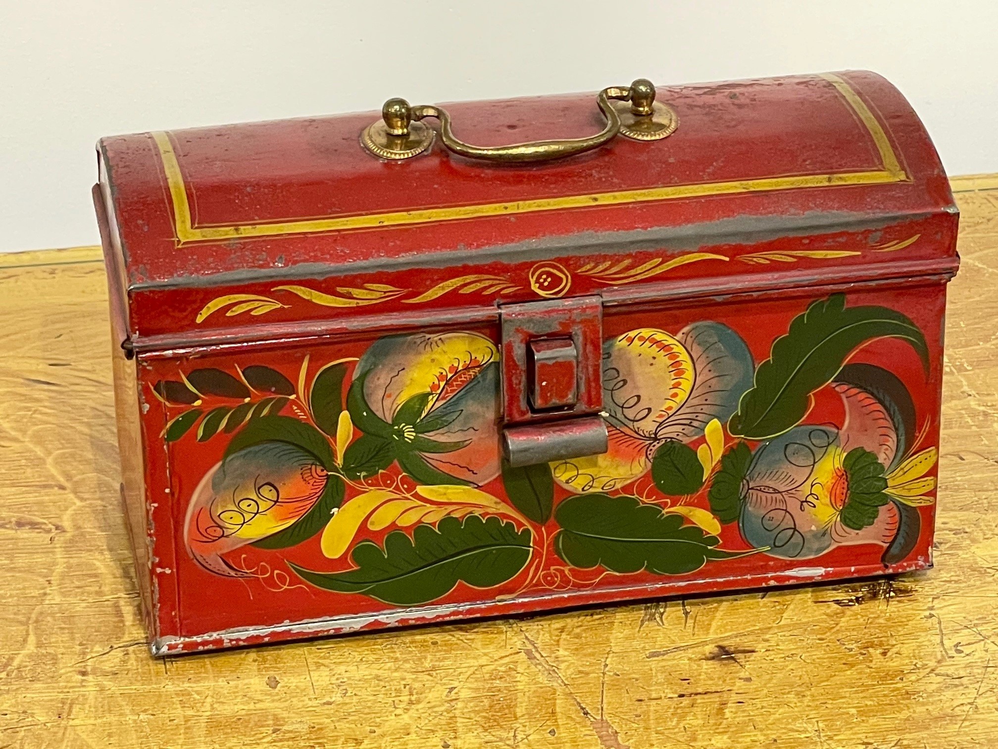 painted toleware document box rel=
