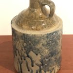 midwestern glazed stoneware jug