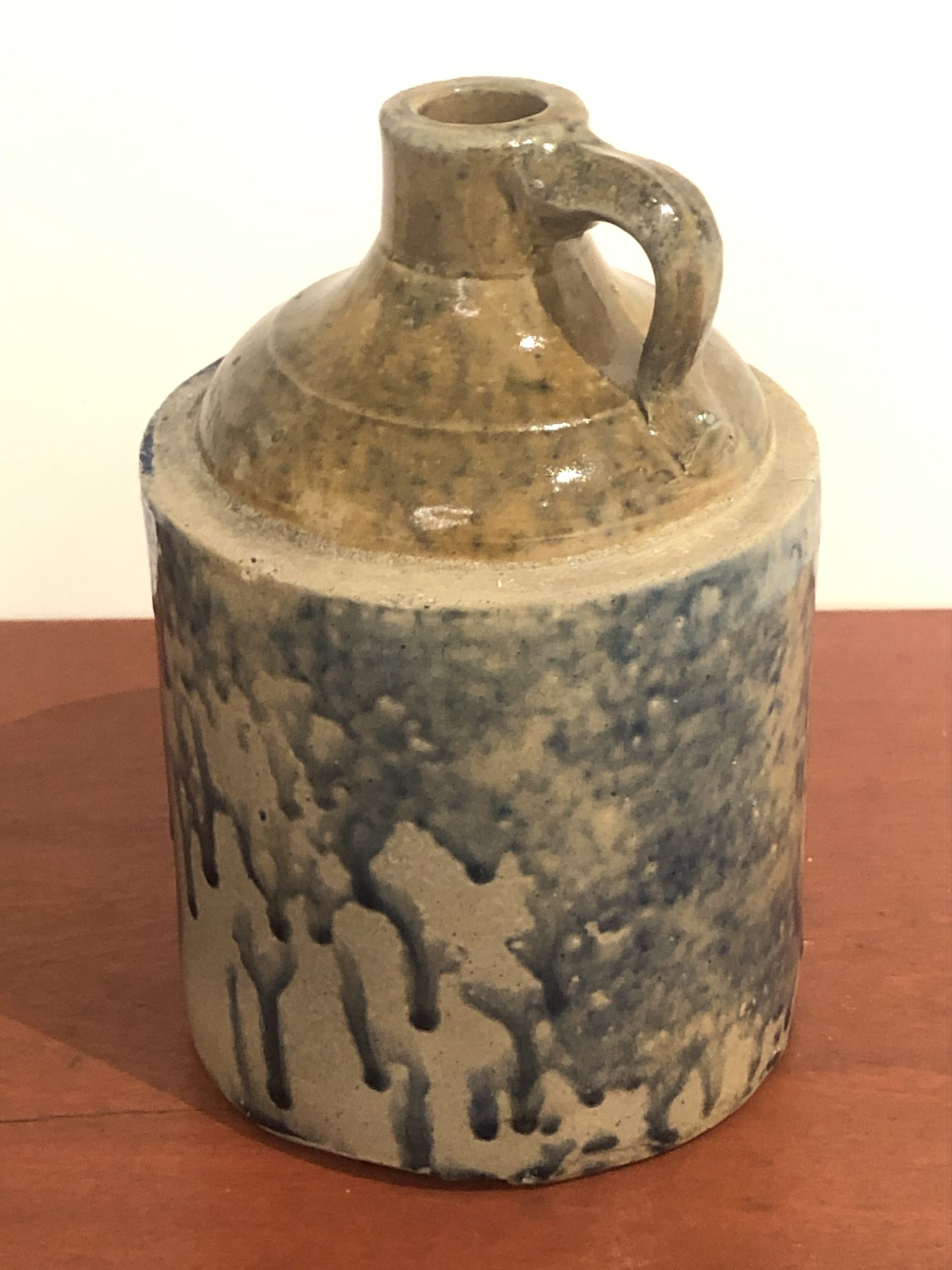 midwestern glazed stoneware jug rel=