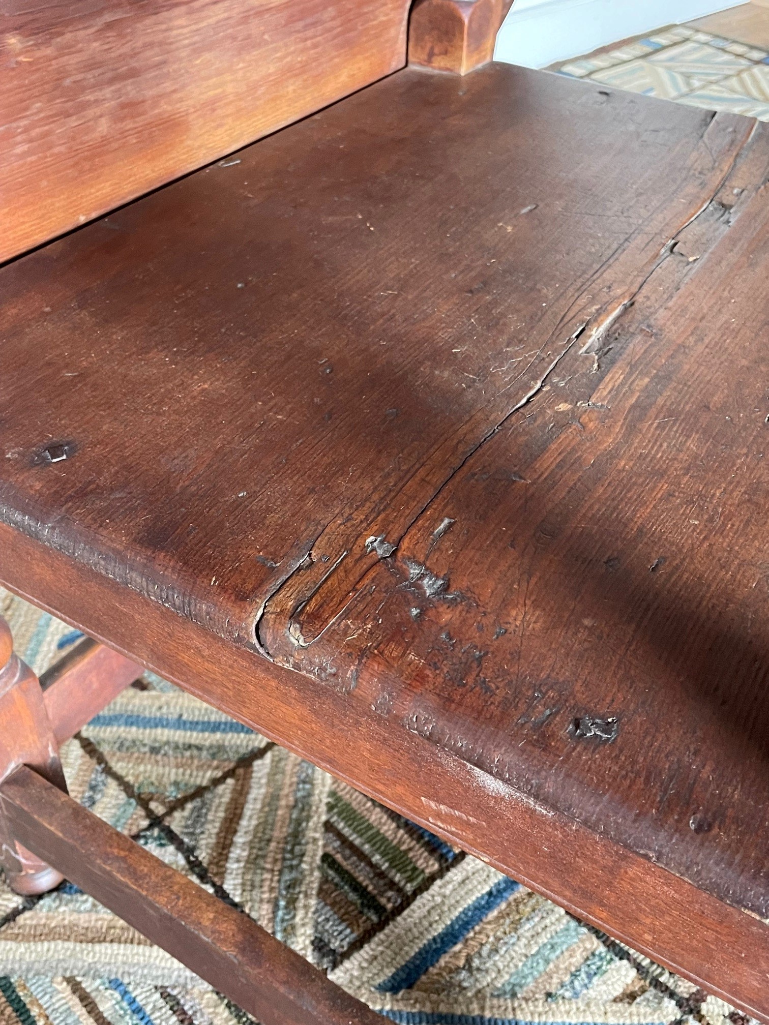 American primitive chair table rel=