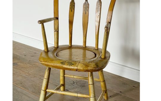 painted child's windsor chair