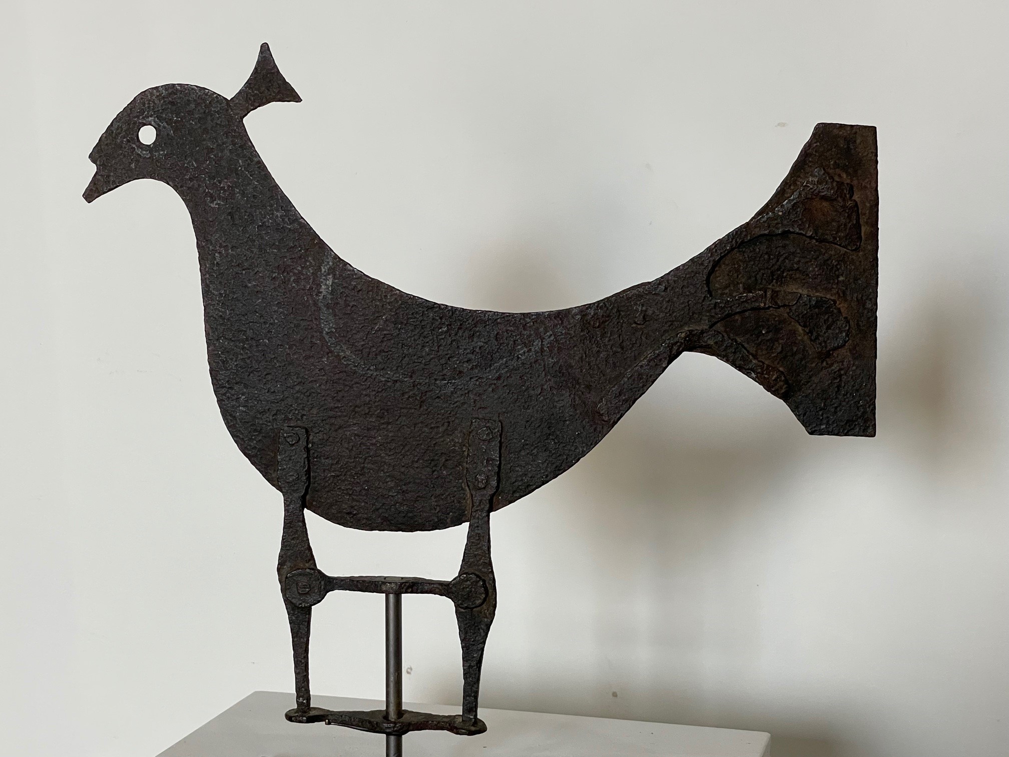 primitive iron bird weathervane rel=