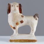 hollow-cast chalkware dog