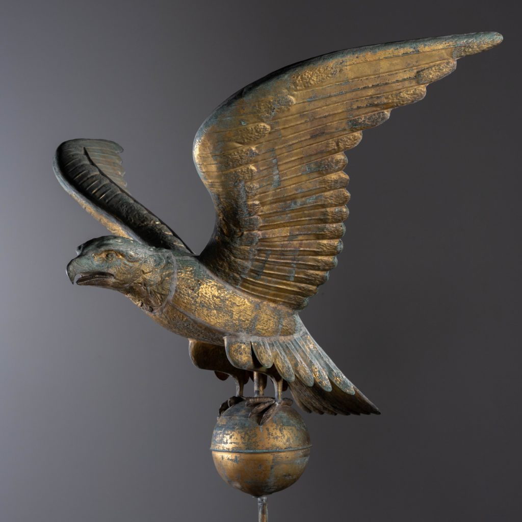 American antique eagle weathervane