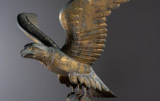 American antique eagle weathervane