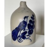 cobalt decorated stoneware jug