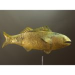 antique gilt fish weathervane