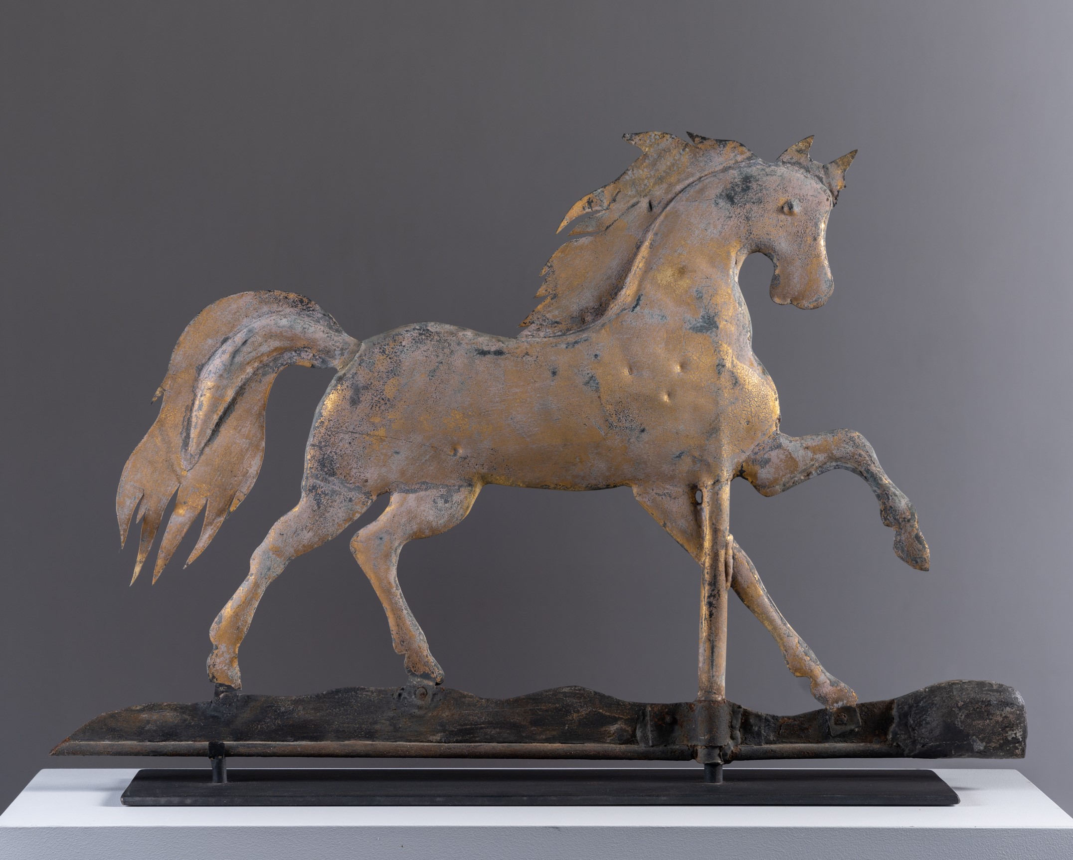 antique arabian horse weathervane rel=