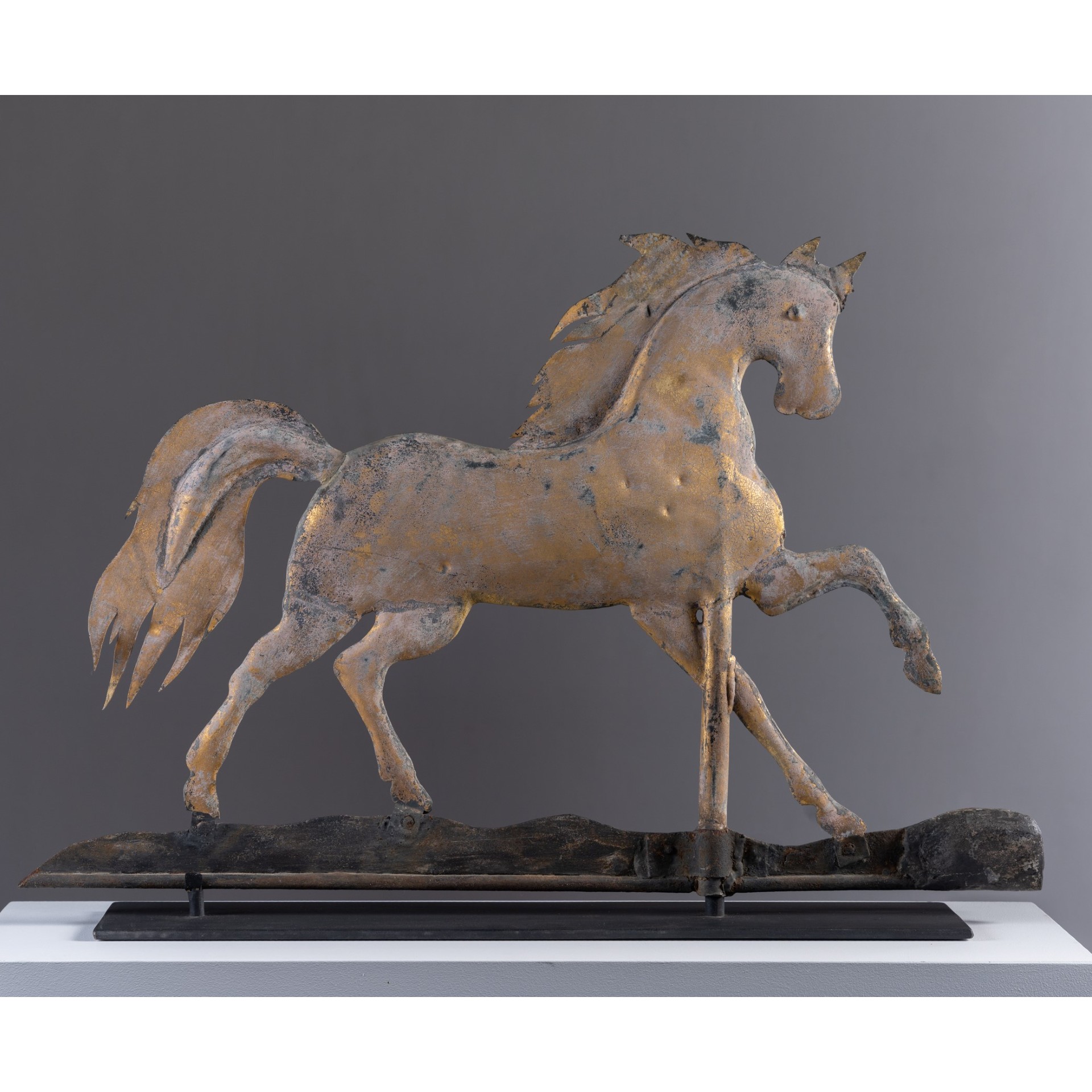 antique arabian horse weathervane rel=