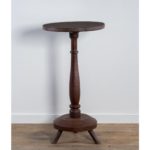 early American walnut candlestand