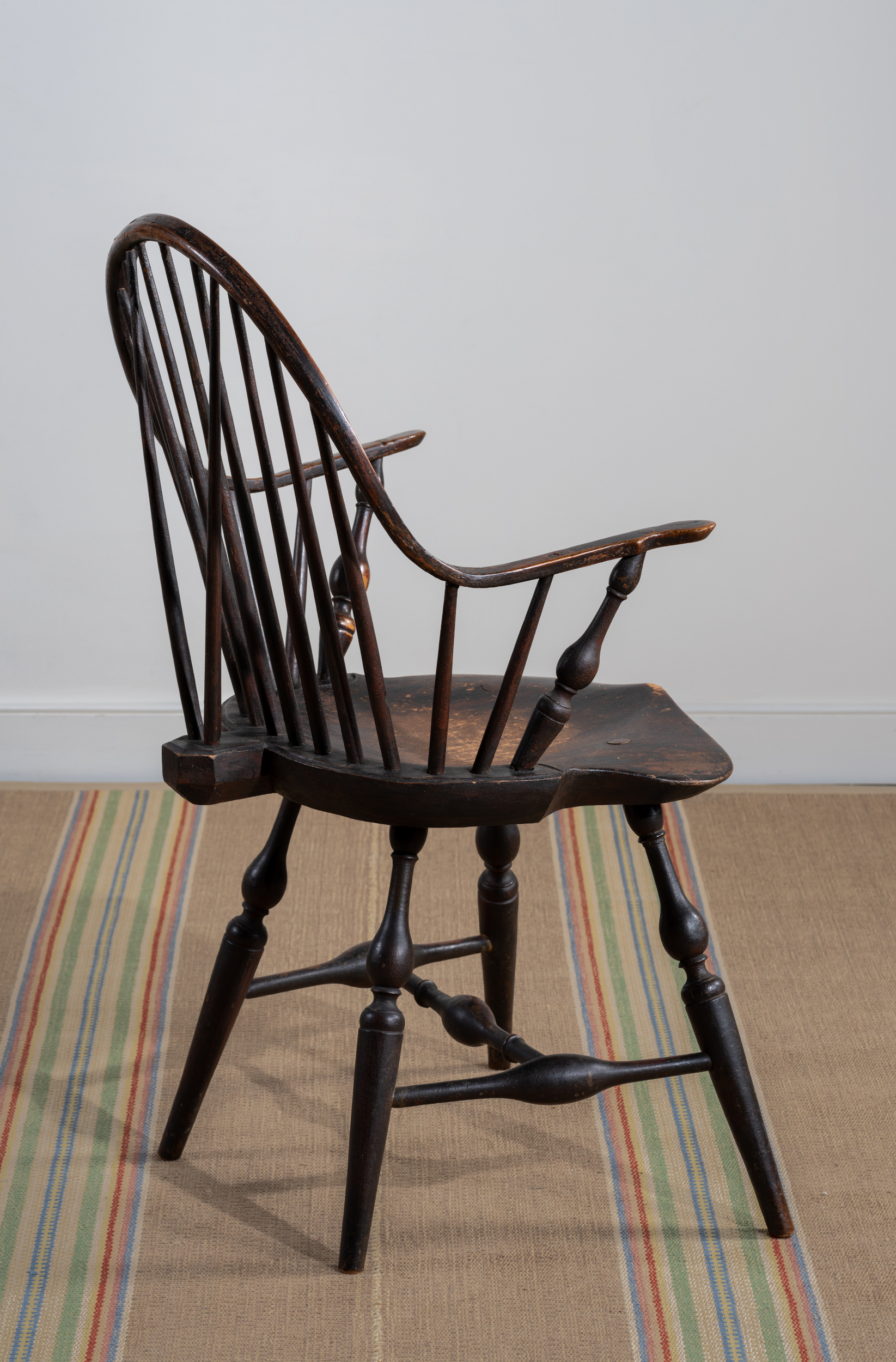 antique painted windsor armchair rel=
