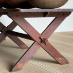 antique painted harvest table