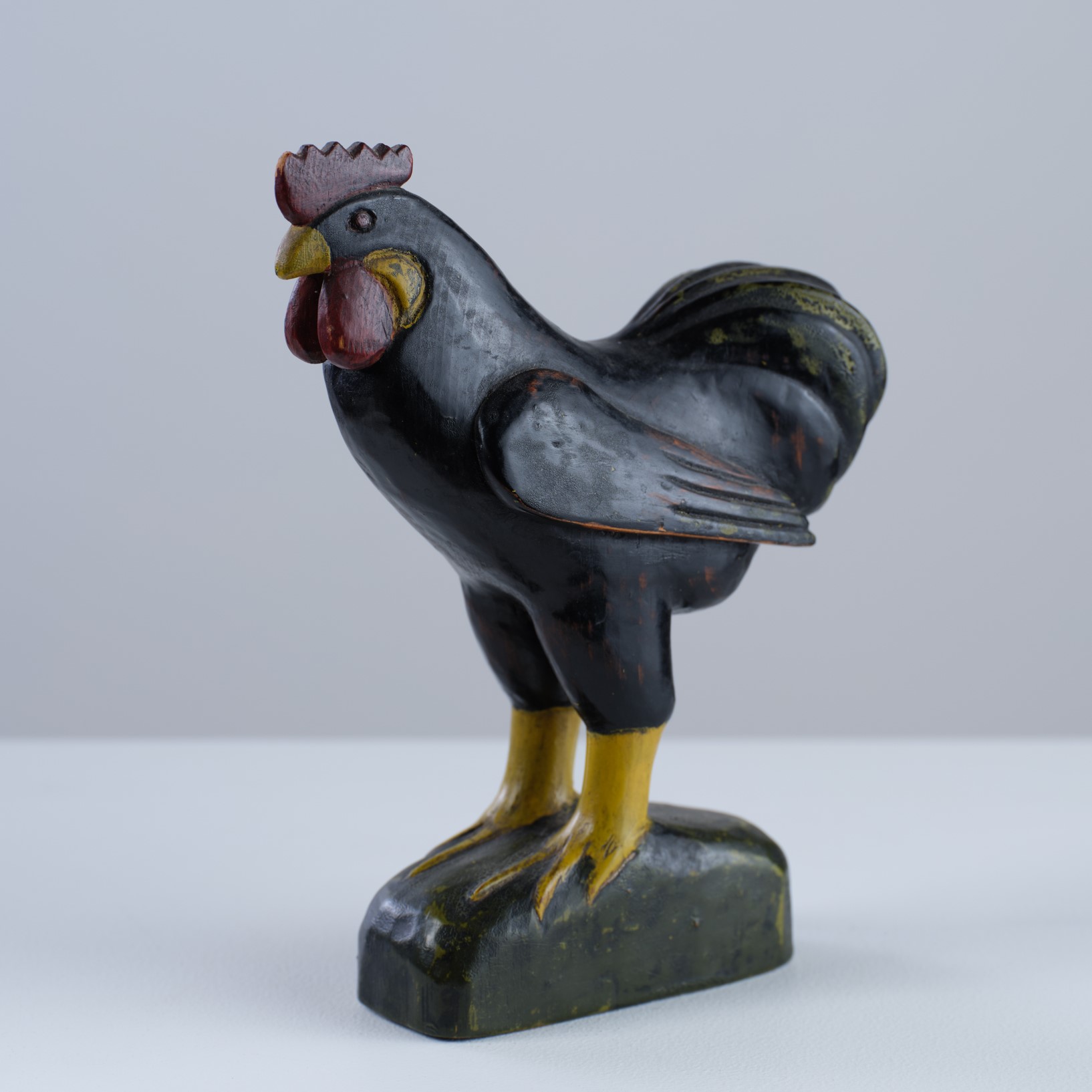 Pennsylvania carved folk rooster rel=