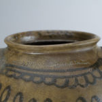 Edgefield glazed stoneware jar