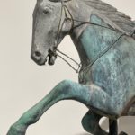 antique horse and jockey weathervane