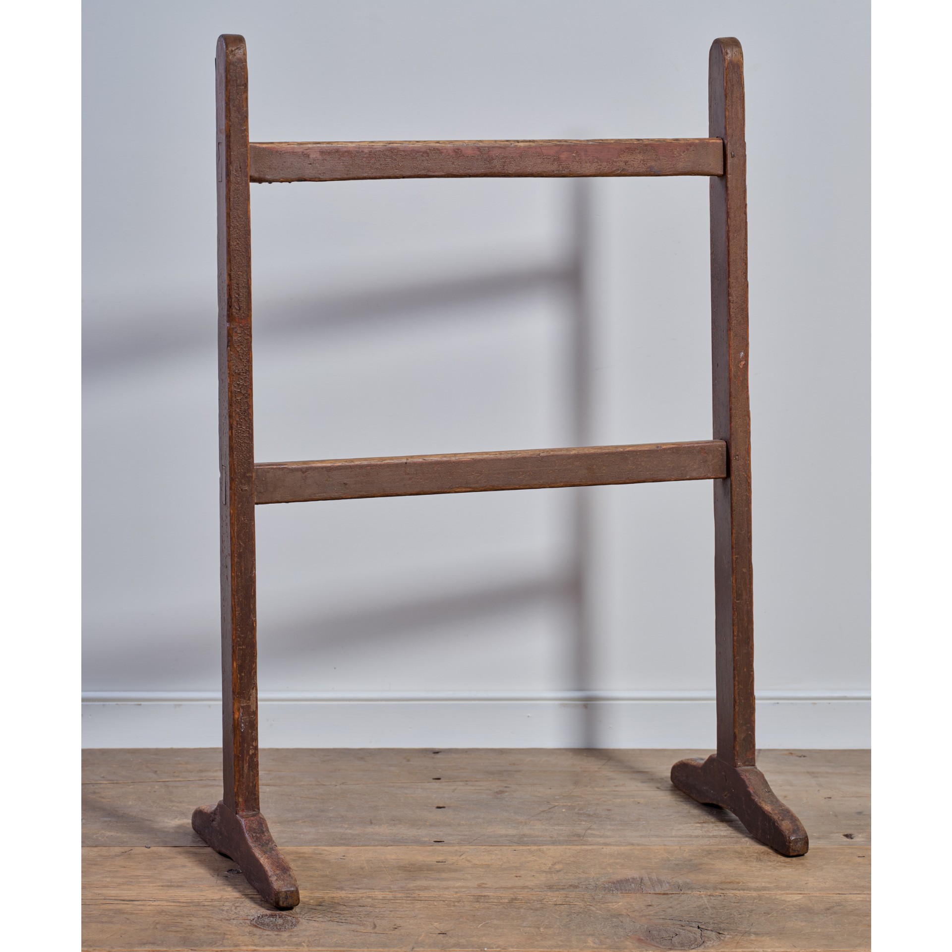 primitive painted drying rack rel=