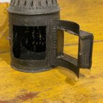 small antique tin lantern