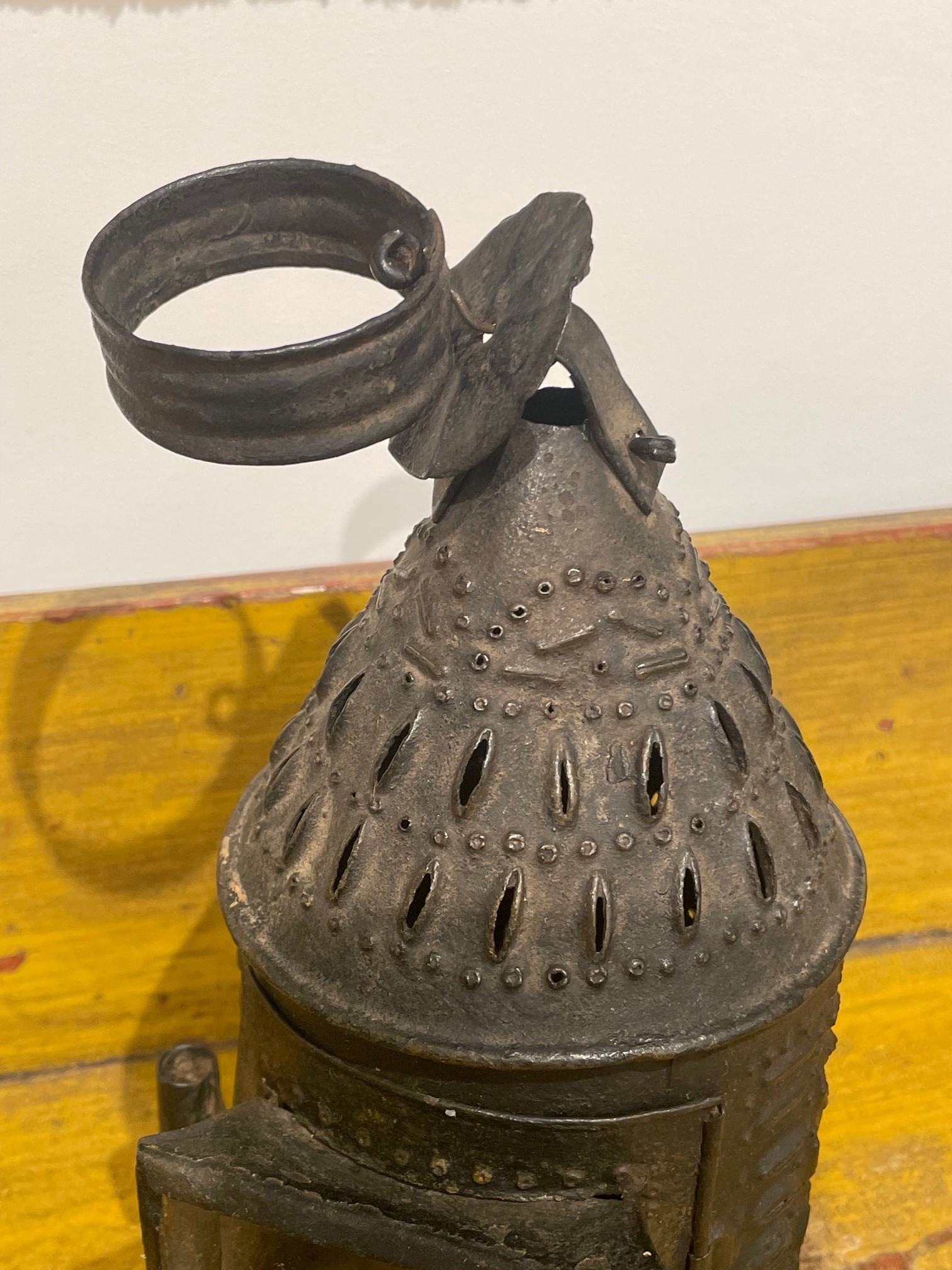 small antique tin lantern rel=