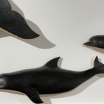 Clark Vorhees carved dolphins