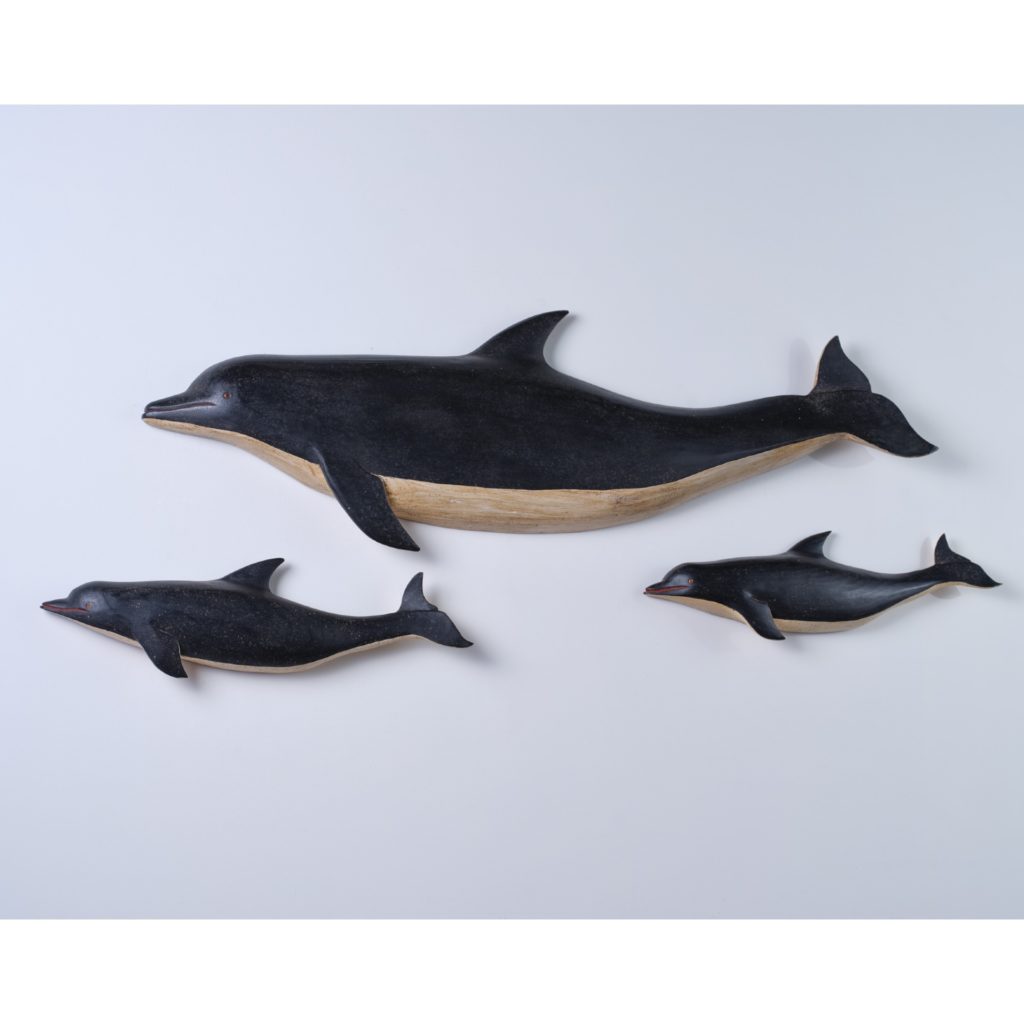 Clark Voorhees carved dolphins