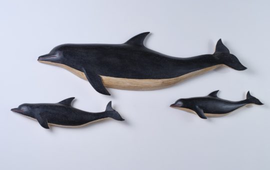 Clark Voorhees carved dolphins