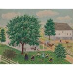 Albert Davies Amish Farmyard