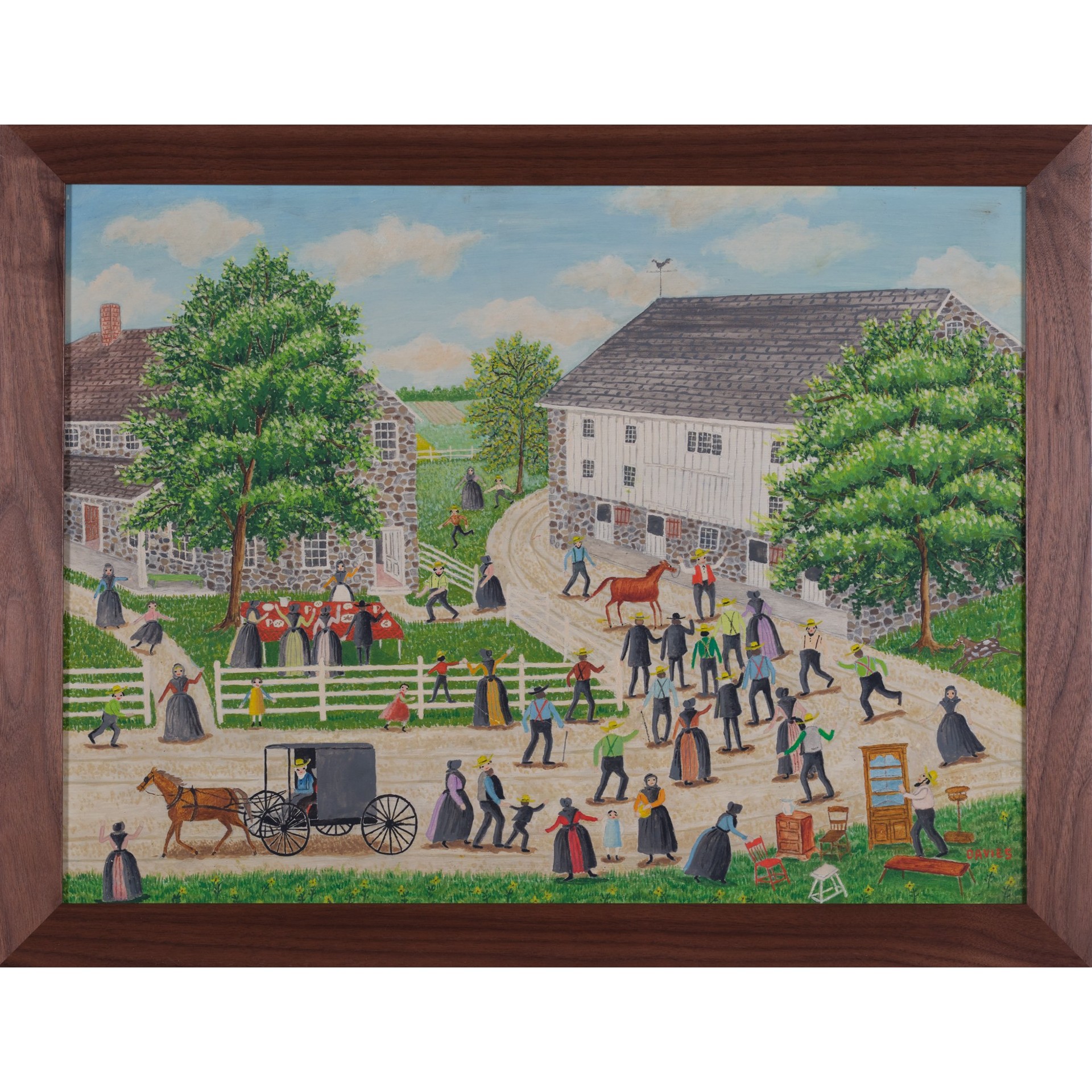 Albert Davies Amish Auction rel=