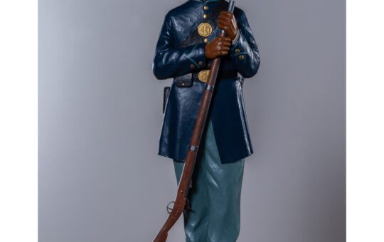 carved Civil War soldier