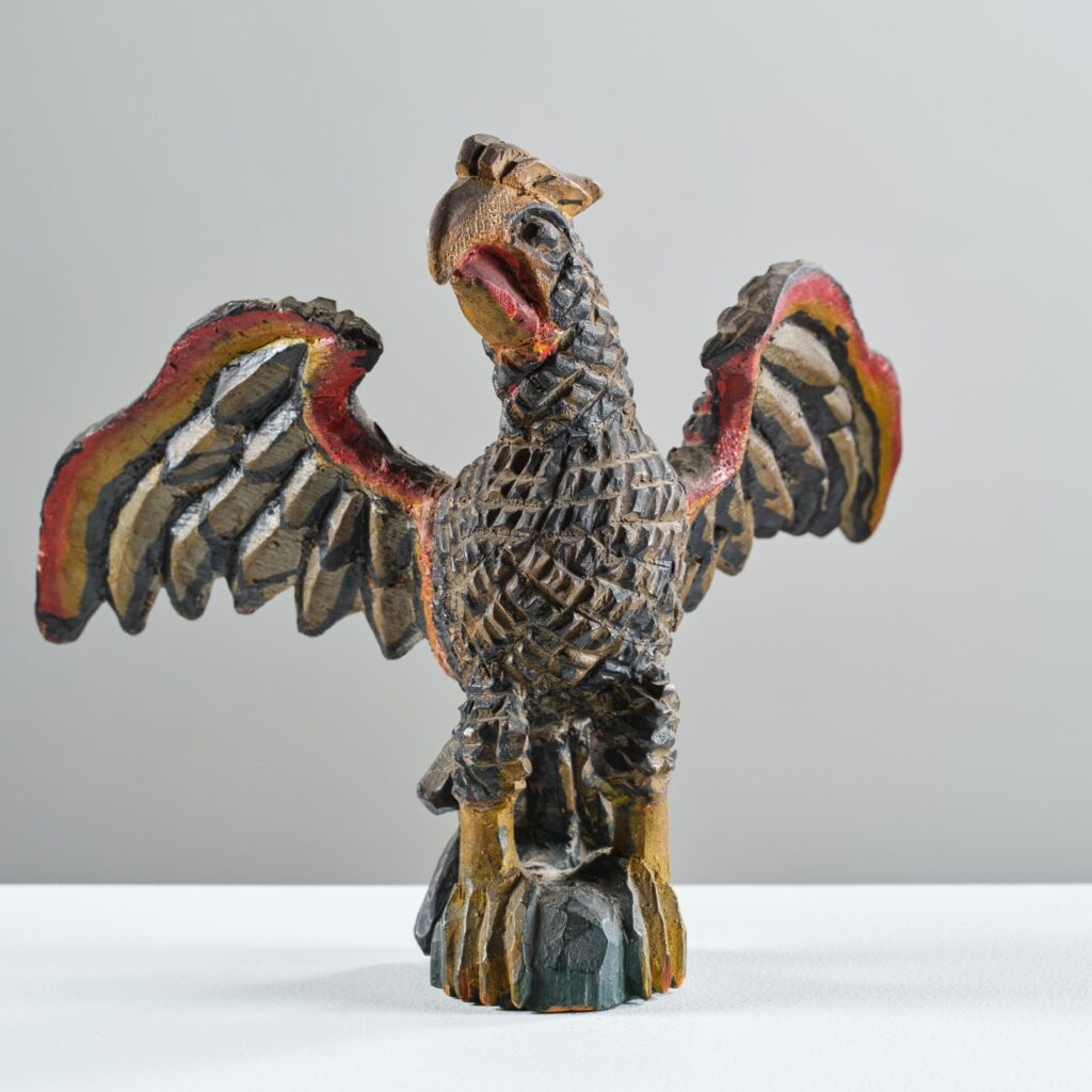 antique carved Schimmel eagle