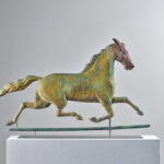 antique running horse weathervane