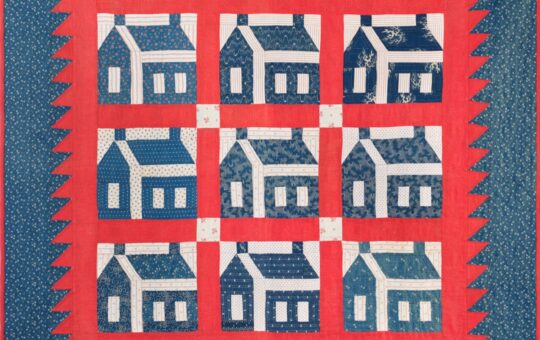 antique Pennsylvania schoolhouse quilt