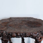 antique rootwood center table