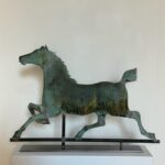 antique hackney horse weathervane