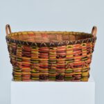 antique fancy woodlands basket