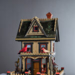 American antique doll house
