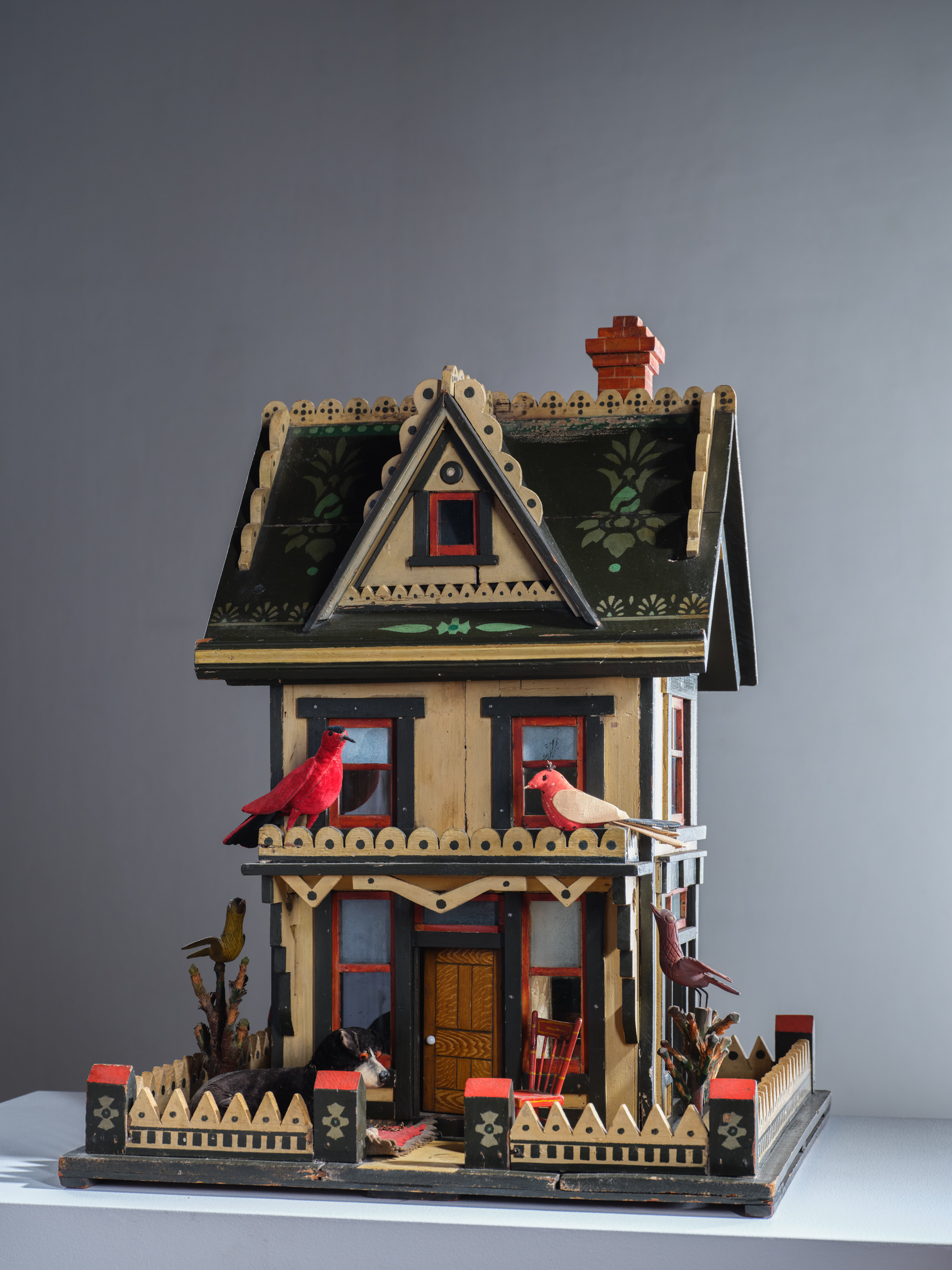 American antique doll house rel=
