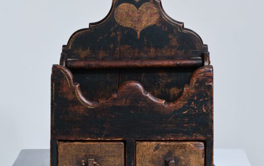 antique hanging wall box