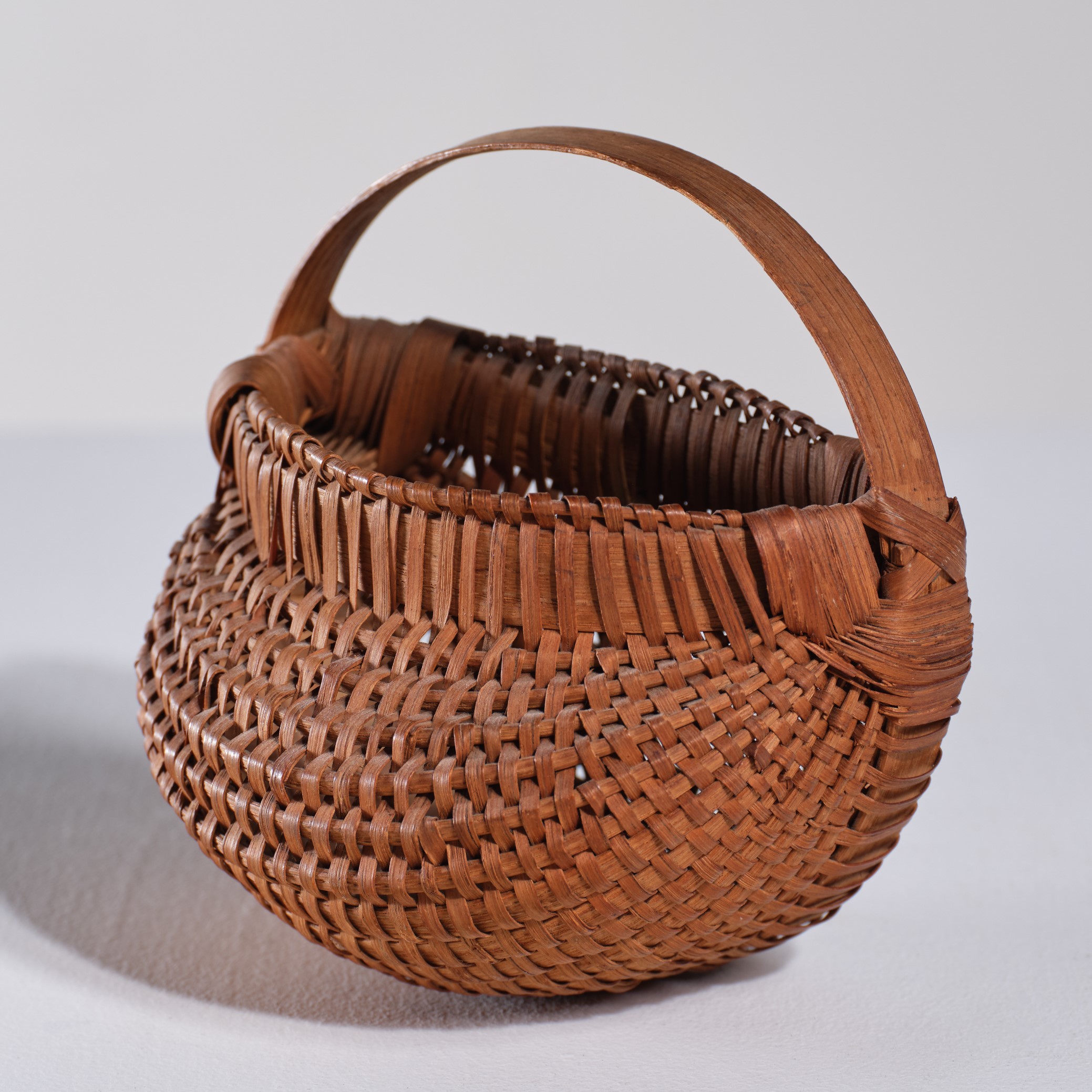antique miniature wall basket rel=
