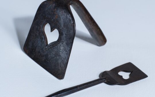 antique miniature iron tools