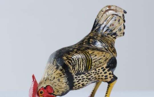 American folk carved rooster