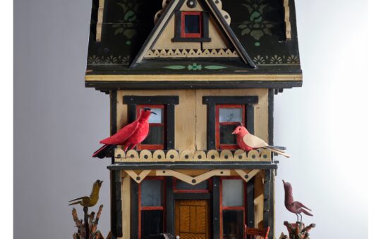 american antique doll house