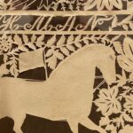 American antique animal papercut