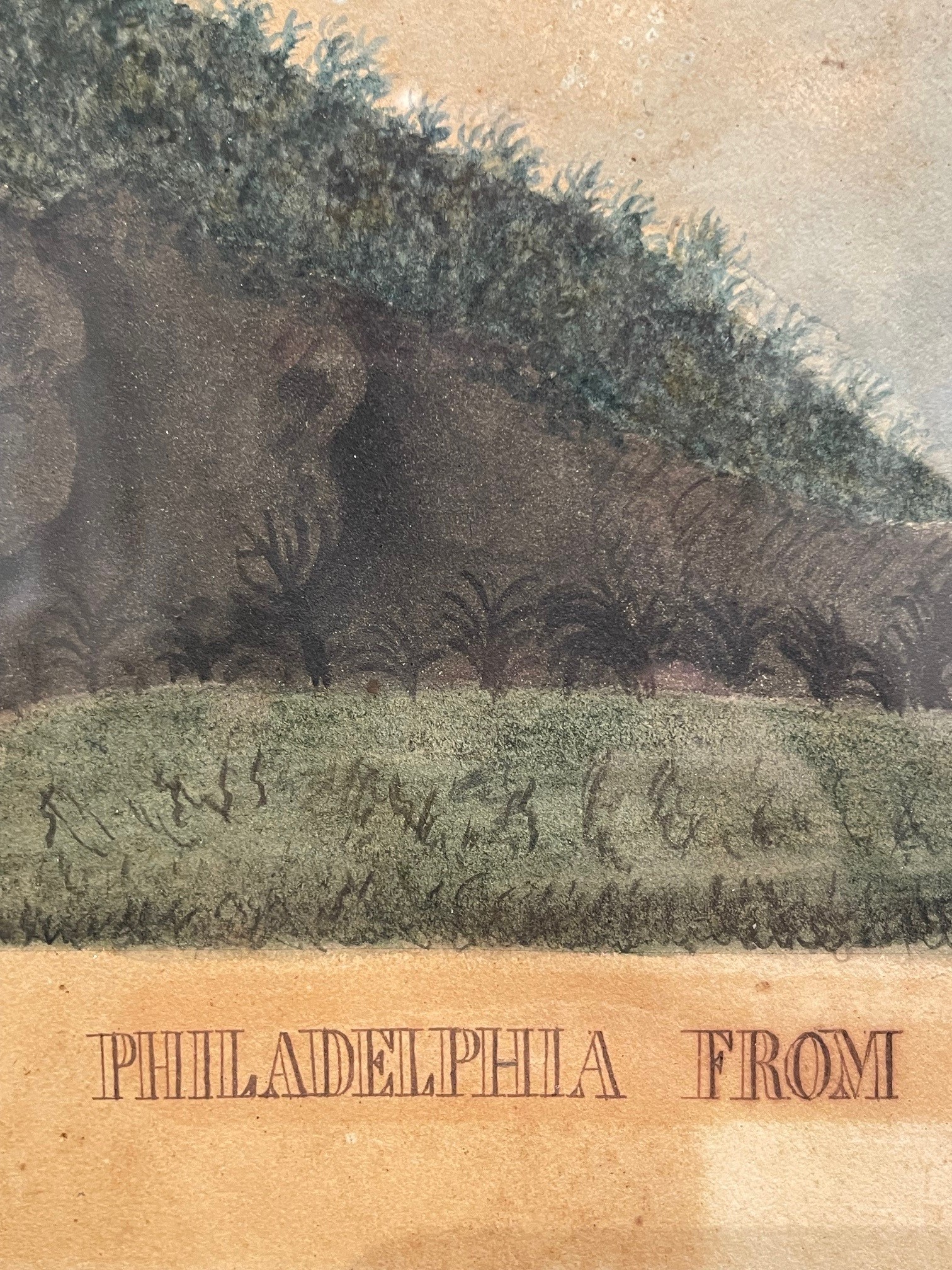 antique Philadelphia print copy rel=