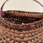 antique miniature buttocks basket