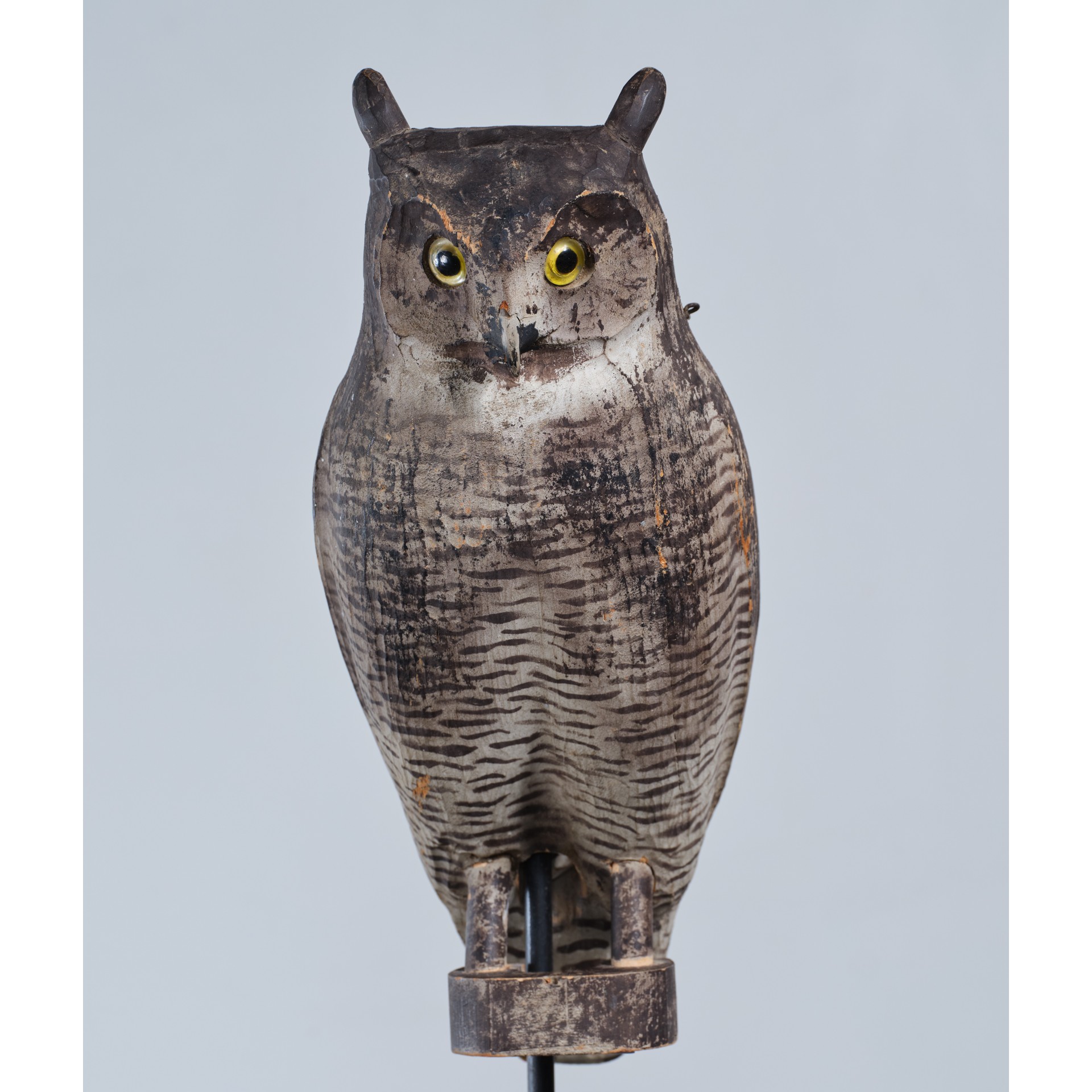 great horned owl decoy rel=